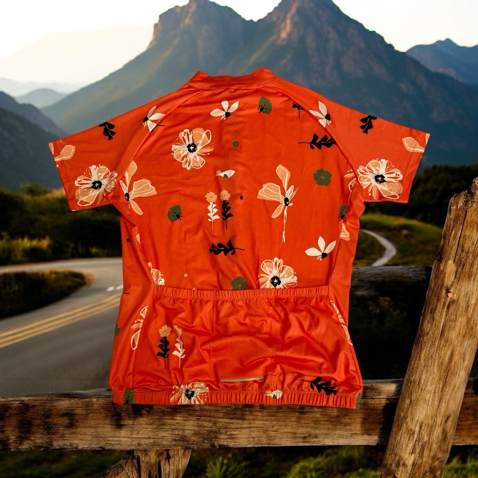 New Ugly Frog Cycling Jersey Orange Unisex Adult Size L