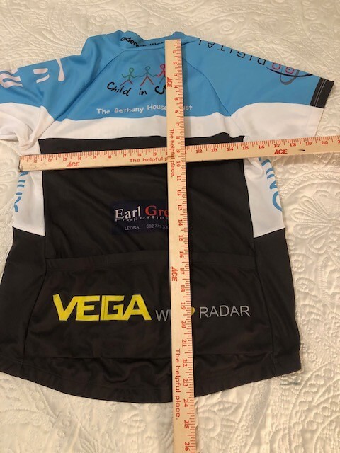 Cadence Wear Beathany House Full Zip Cycling Jersey Short Sleeves Size L N010C