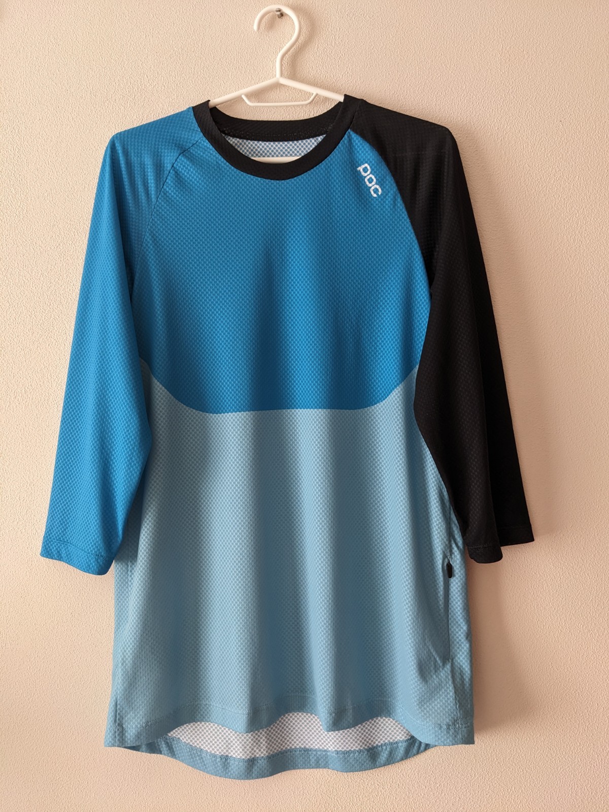 POC MTB Pure LS Cycling Jersey 3/4 sleev Black-Blue size M