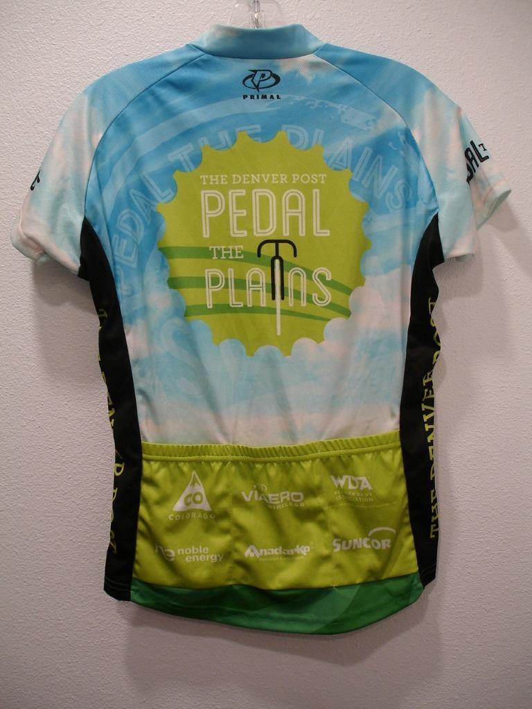 Primal Women’s M Cycling Raglan Jersey Sport Cut Pedal The Plains 2015 Full Zip