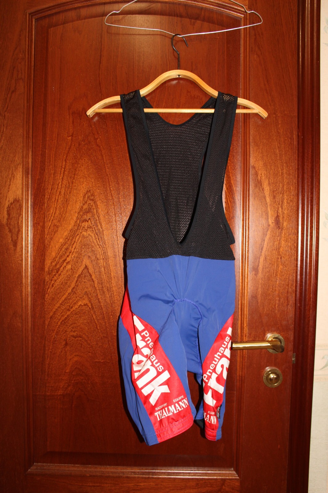 Vintage Cuore Pneuhaus Frank Michelin Team cycling bib shorts – size L