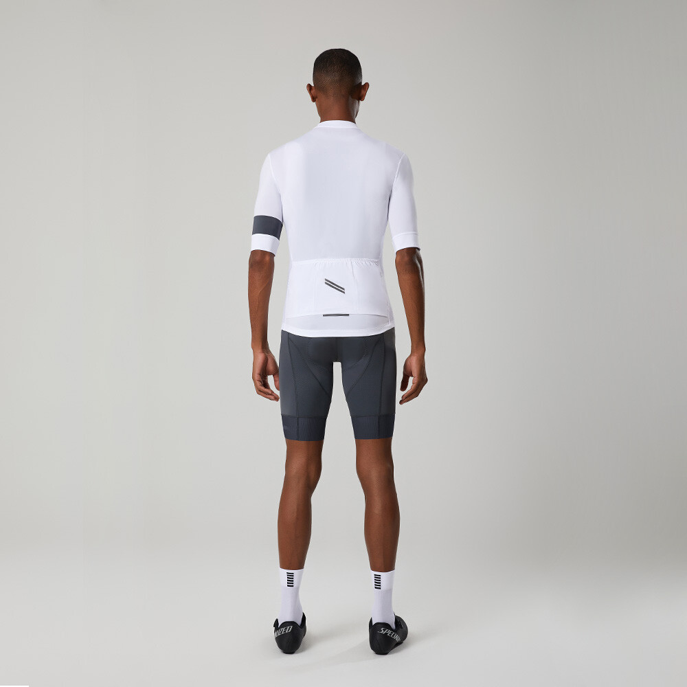 Mens Cycling Jersey Short Sleeve Road Bike Jersey MTB Bicycle Full Zip Shirts