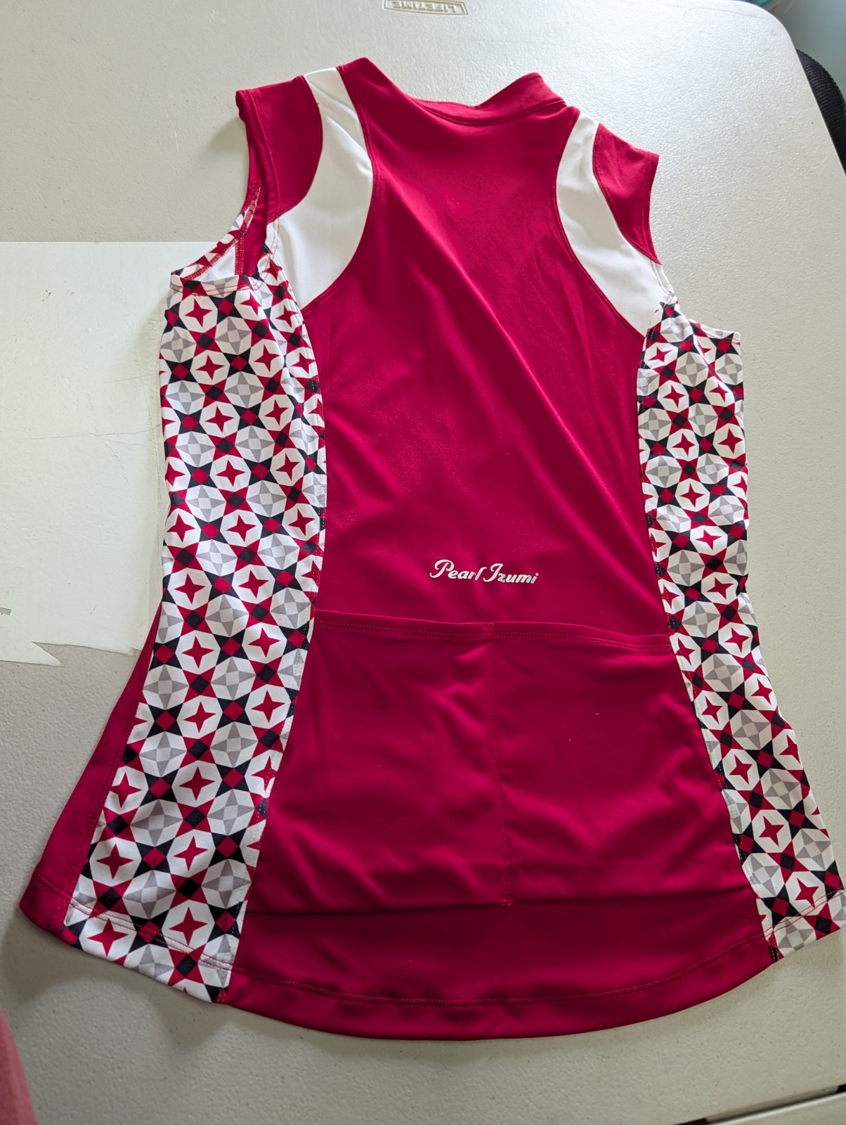 Pearl Izumi Cycling Shirt Compression Back Pocket Size XL Red
