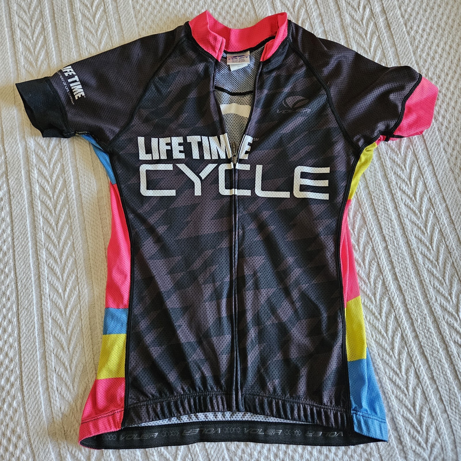 Voler Cycling Jersey Small Lifetime Rider Multicolor Pre-Owned VG7