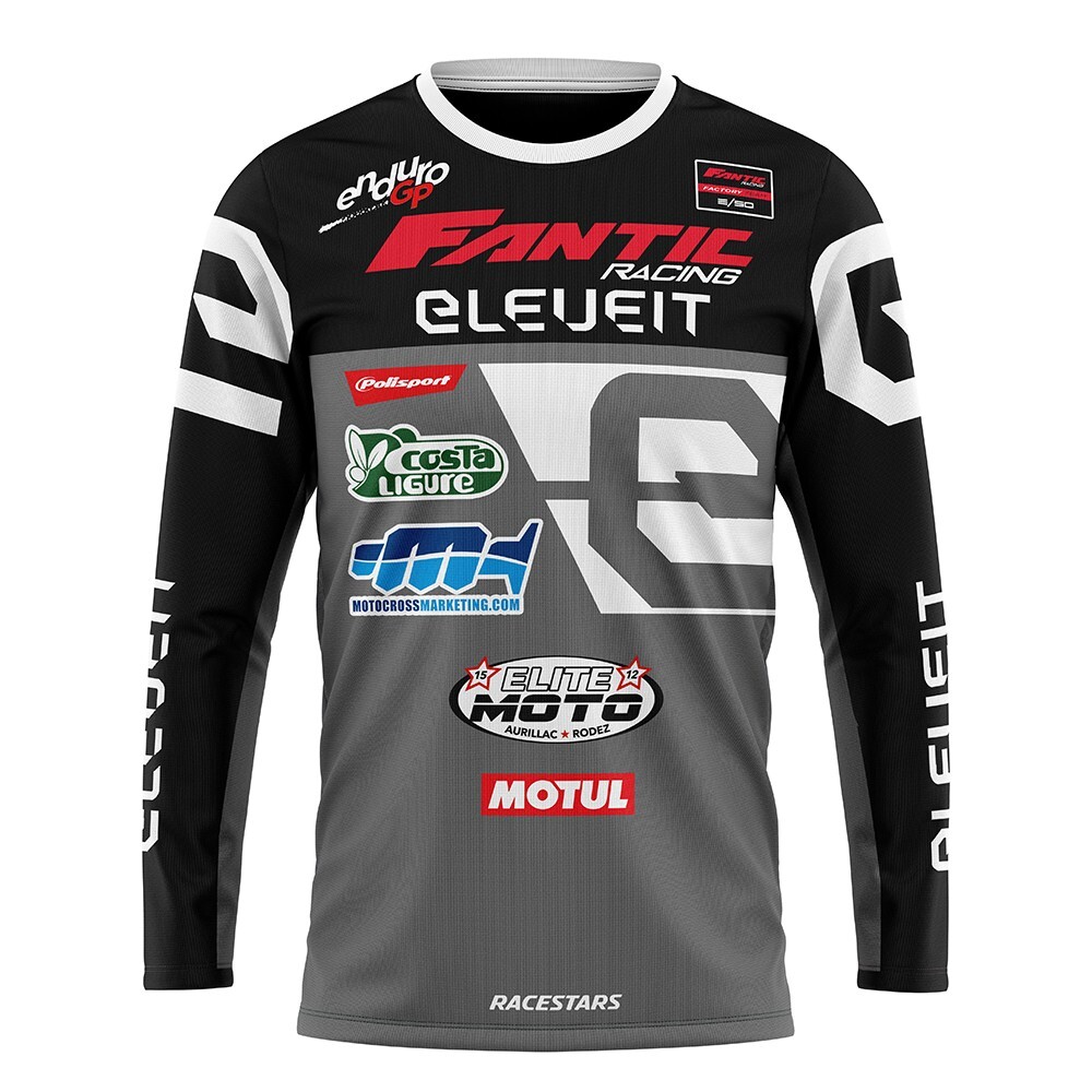 Fantic Long Sleeve Motocross Enduro Racing Dirt Bike Moto Off-Road MTB Shirts