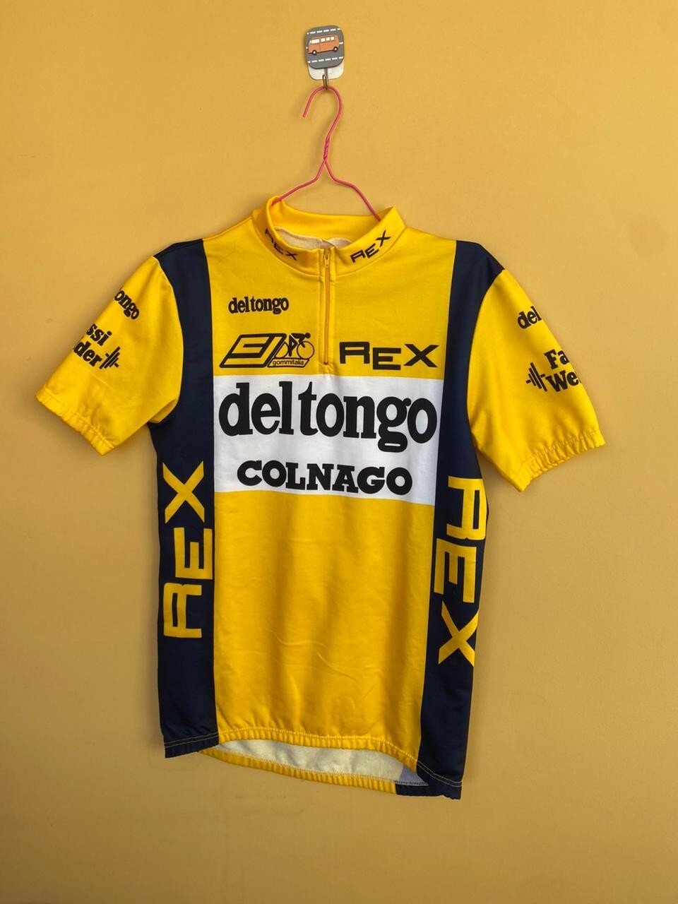 rare Rex Del Tongo Colnago Cycling Jersey 80s team shirt cycling jersey size 5