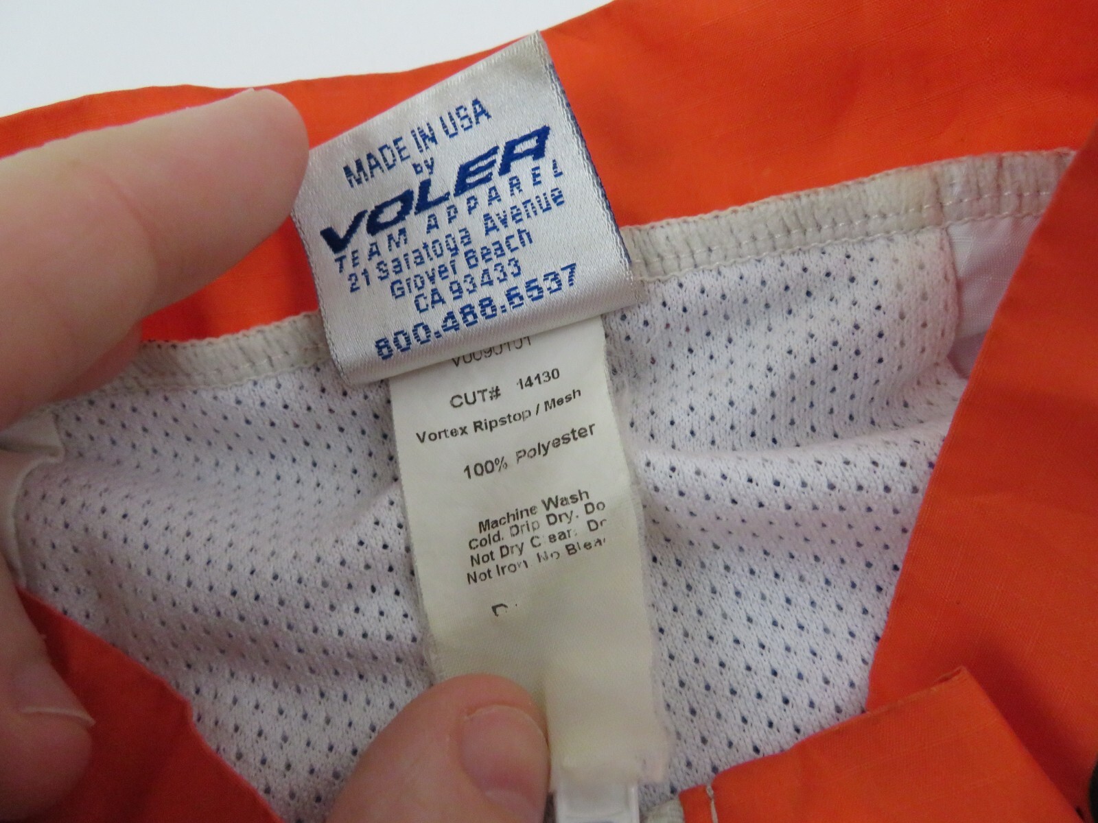 Vintage Made In USA Floral Sleeveless Cycling Bike Jersey Wind Vest Adult Large