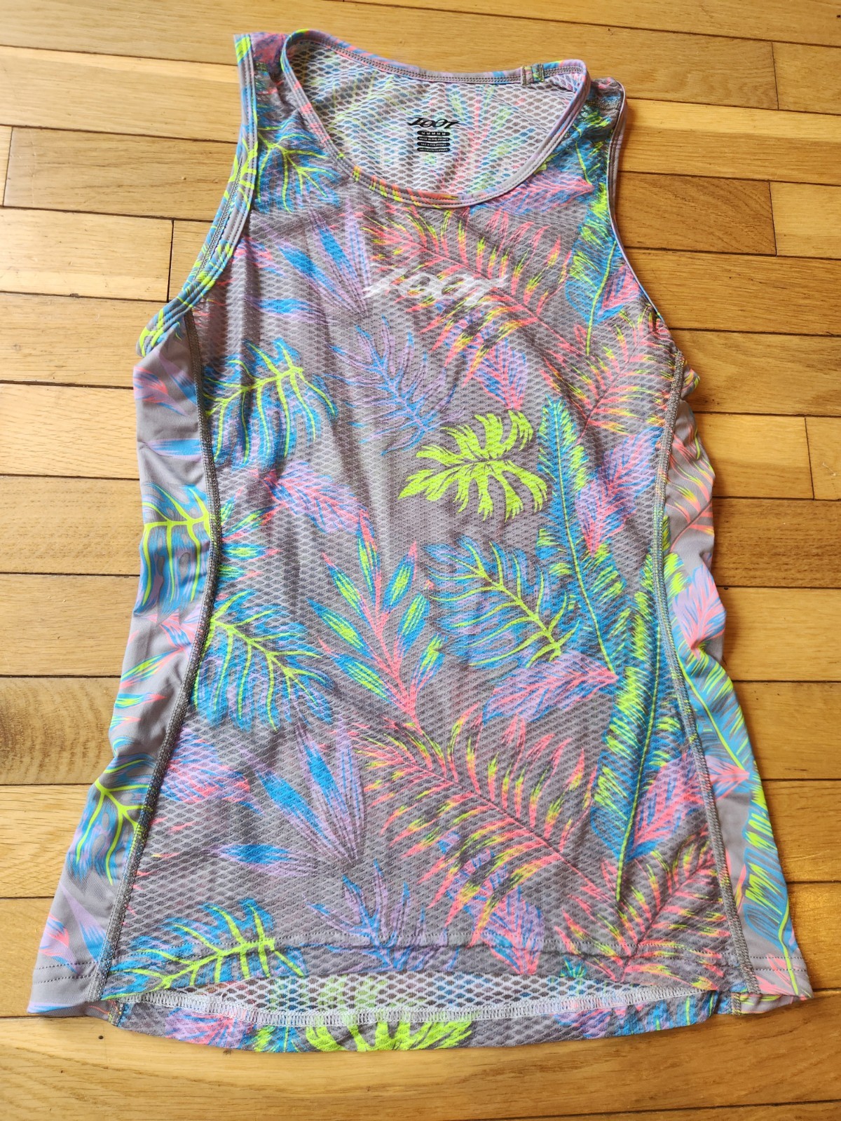 Zoot Women’s Cycle Base Layer – Live Aloha Biking Triathlon Tank Shirt, Medium