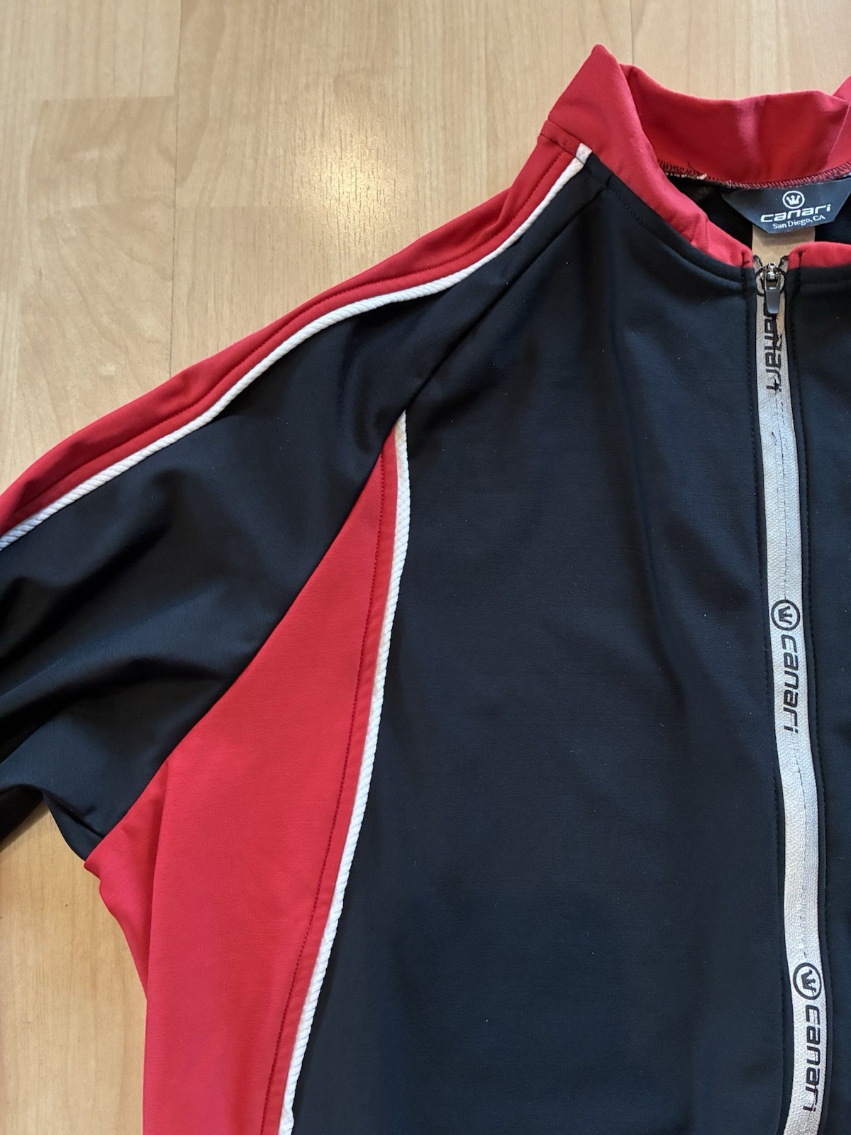 Canari Men’s Long Sleeve Cycling Jersey – Light Thermal – XL – 3/4 Zip – Pockets