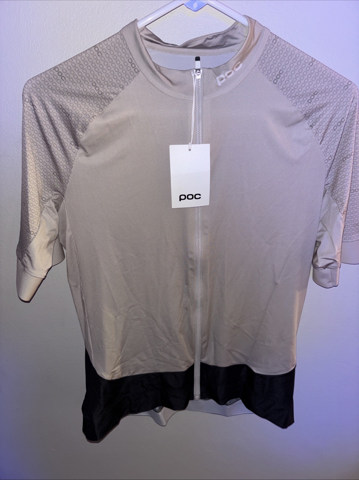 POC Women’s Essential Road Jersey XL Sandstone Beige