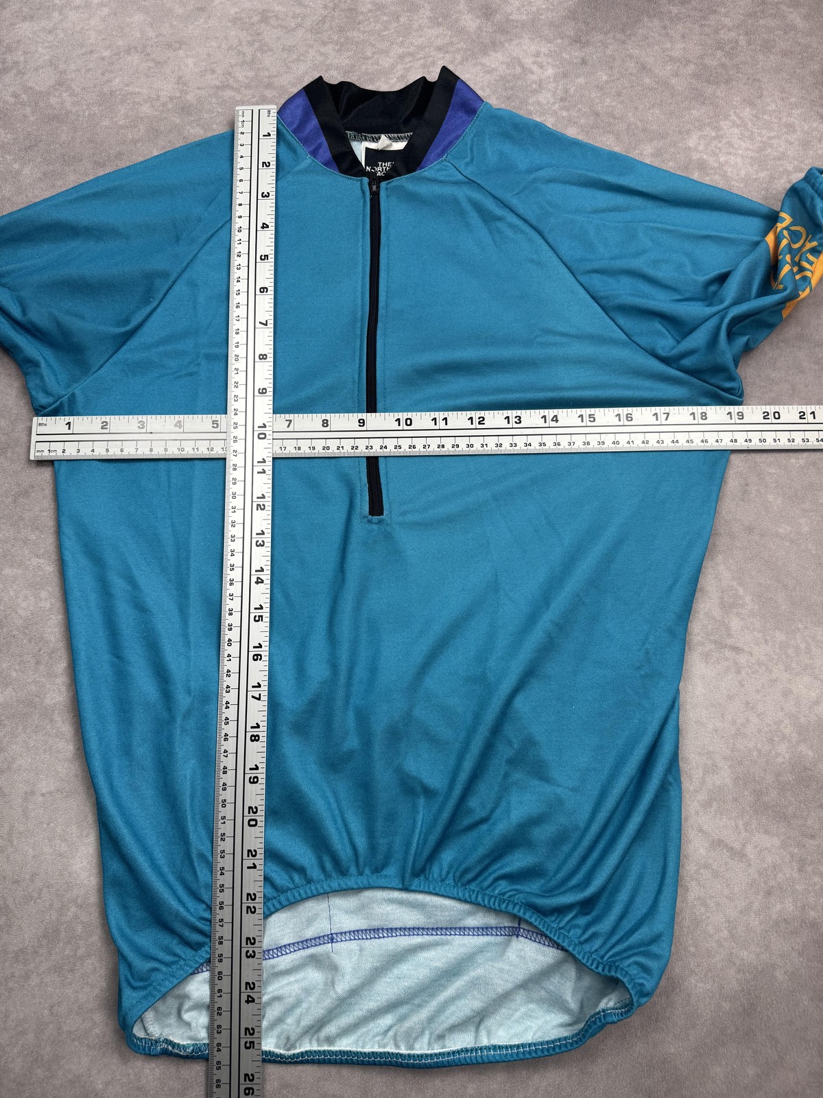 Vintage The North Face Cycling Jersey Small USA Made 90s Bike Shirt Tee