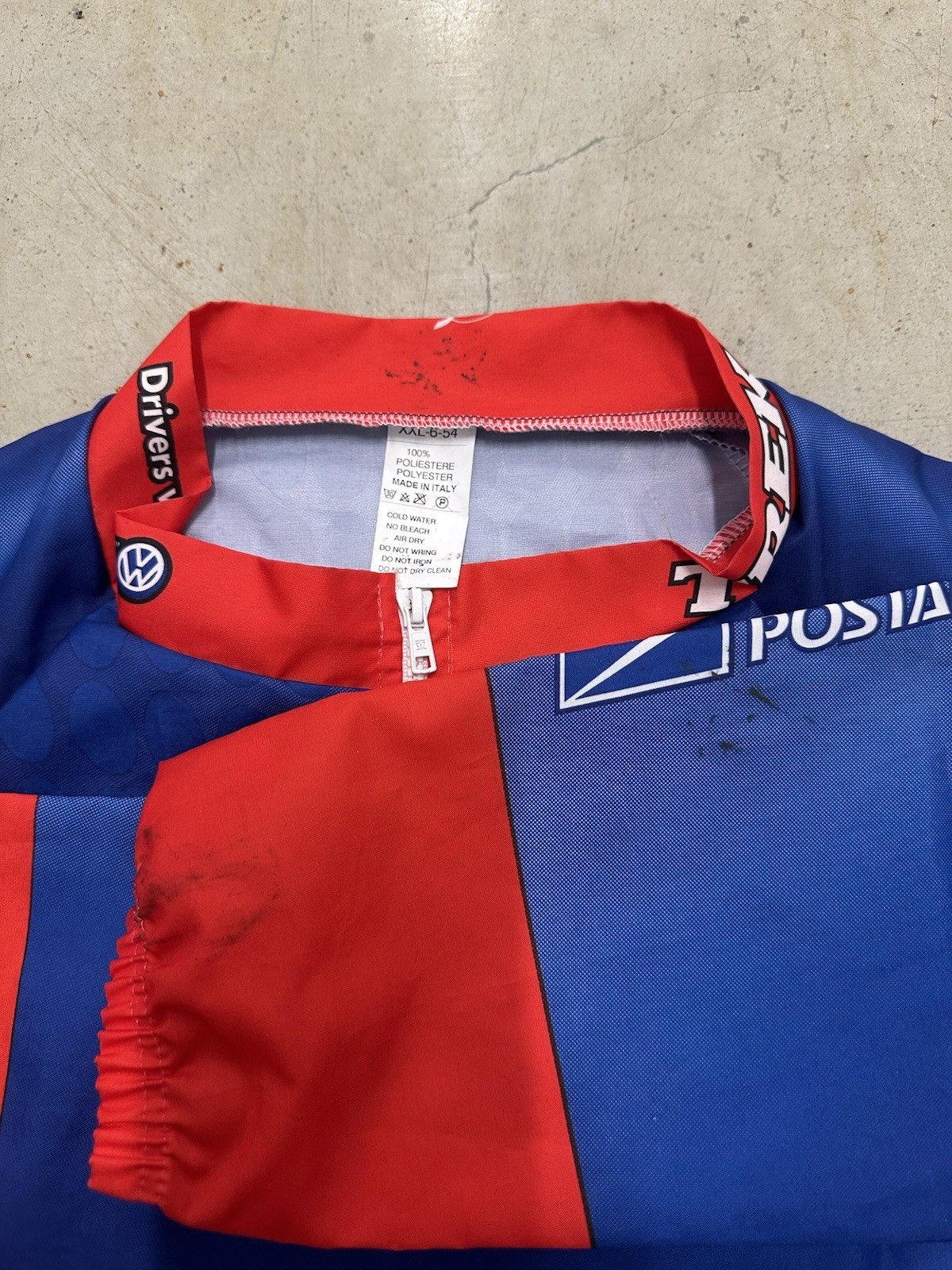 Vintage Nike Trek USPS Cycling Jacket Blue United States Postal Service XXL