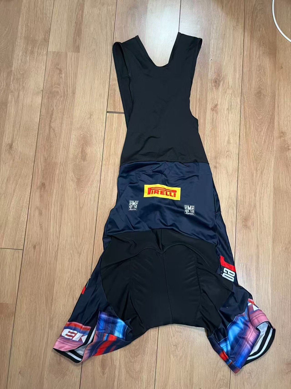 Cycling Jersey Short Bib Set Kit Bike Shirt Clothes Bicycle Cyclist Wear SIZE:L