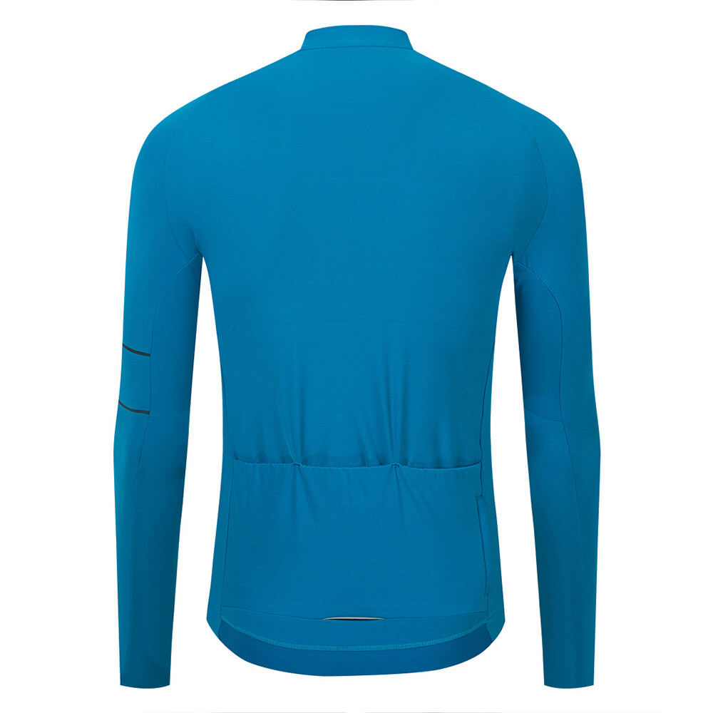 YKYWBIKE Mens Cycling Jersey long Sleeve Thermal Bicycle Bike MTB Shirt Maillots