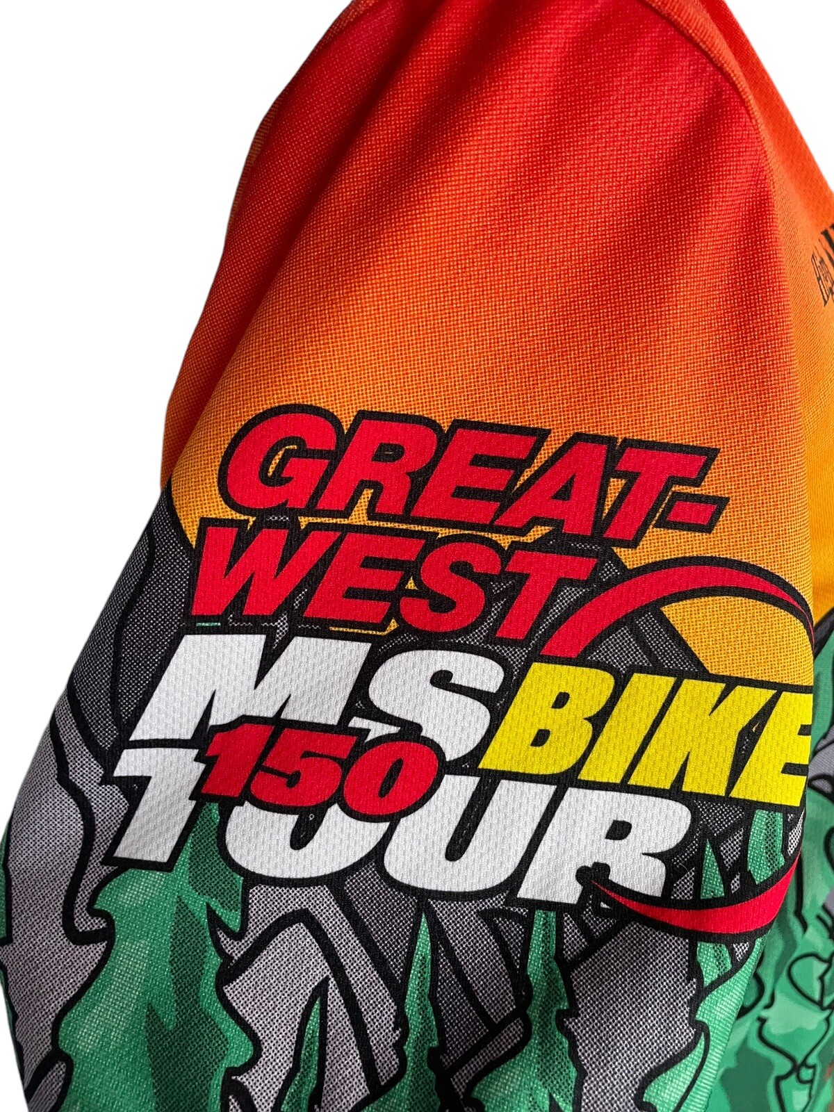 Vintage SUGOI Cycling Jersey Medium Pockets Shirt High Roller Devil’s Gulch 2002
