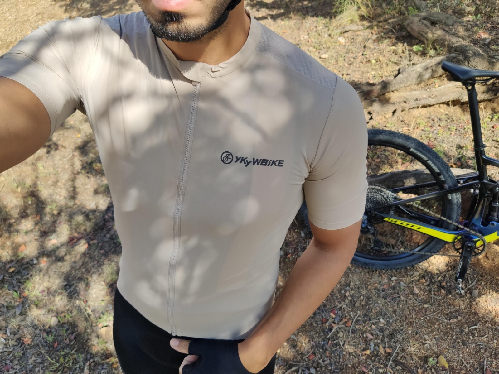 Men Cycling Jersey Skull Bicycle Short Sleeve Quick Dry Racing Bike Shirt UPF 50