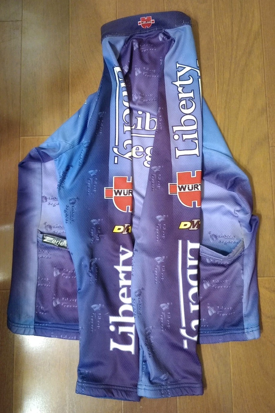 Liberty Seguros Mens Cycling Jersey Size Medium