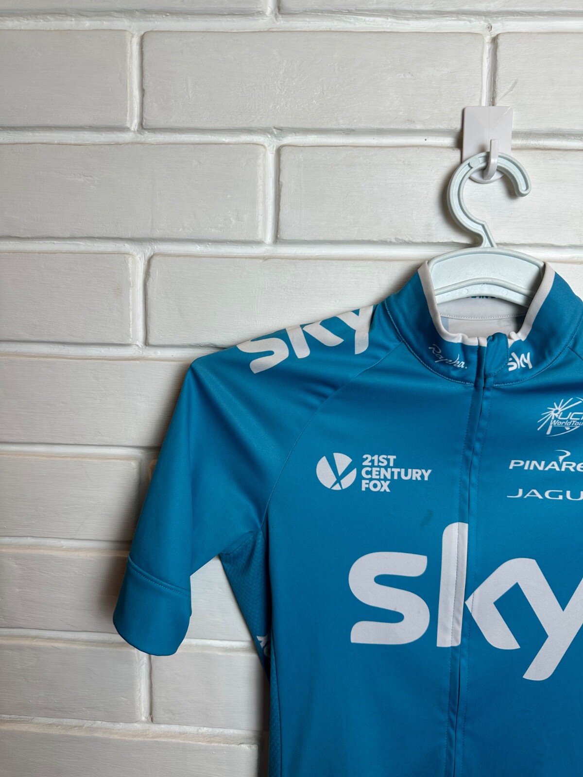 Rapha Team Sky Cycling Jersey Size Xs Blue Very Rare Made In China