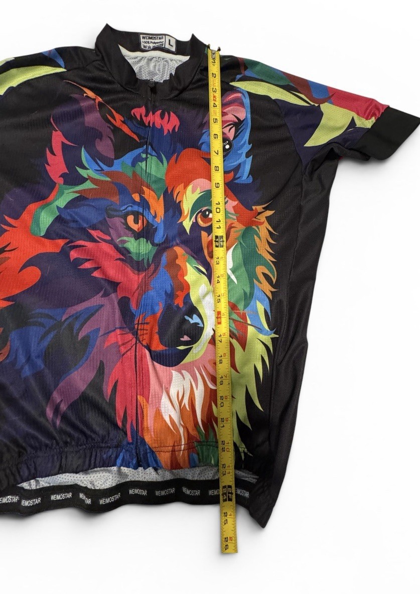 Men’s Weimoster Jersey Full Zip Bike Jersey Short Sleeve Cycling Biking Shirt