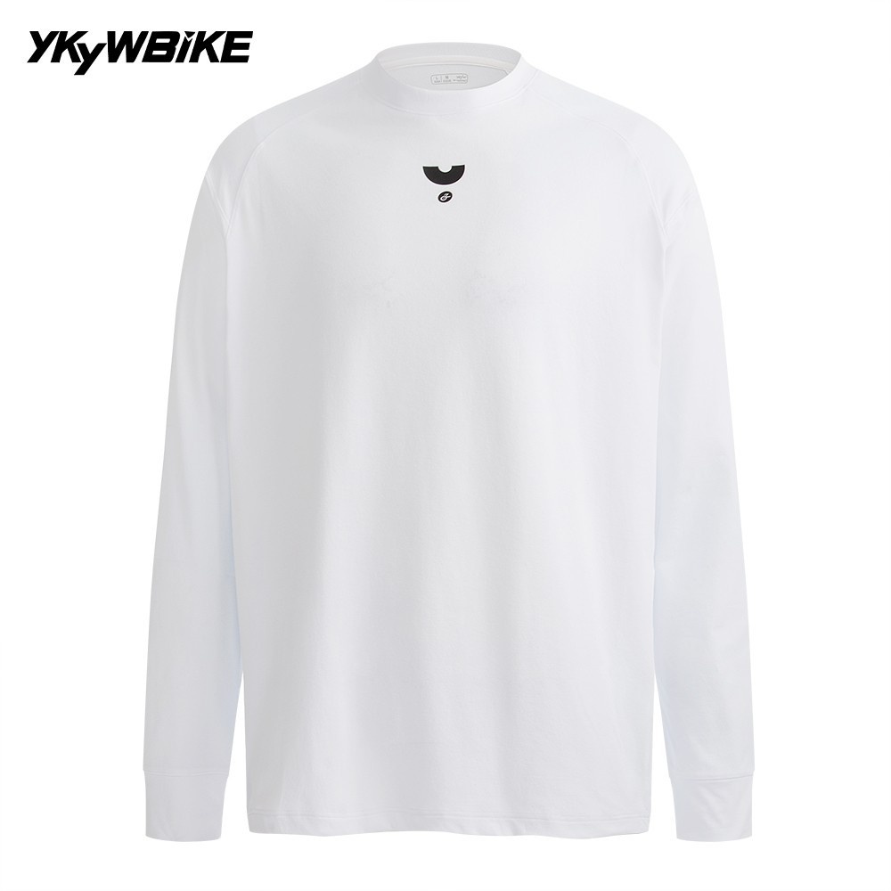 YKYW Men’s Casual Cycling Jersey Long Sleeve Quick Dry Shirt Bicycle Clothing