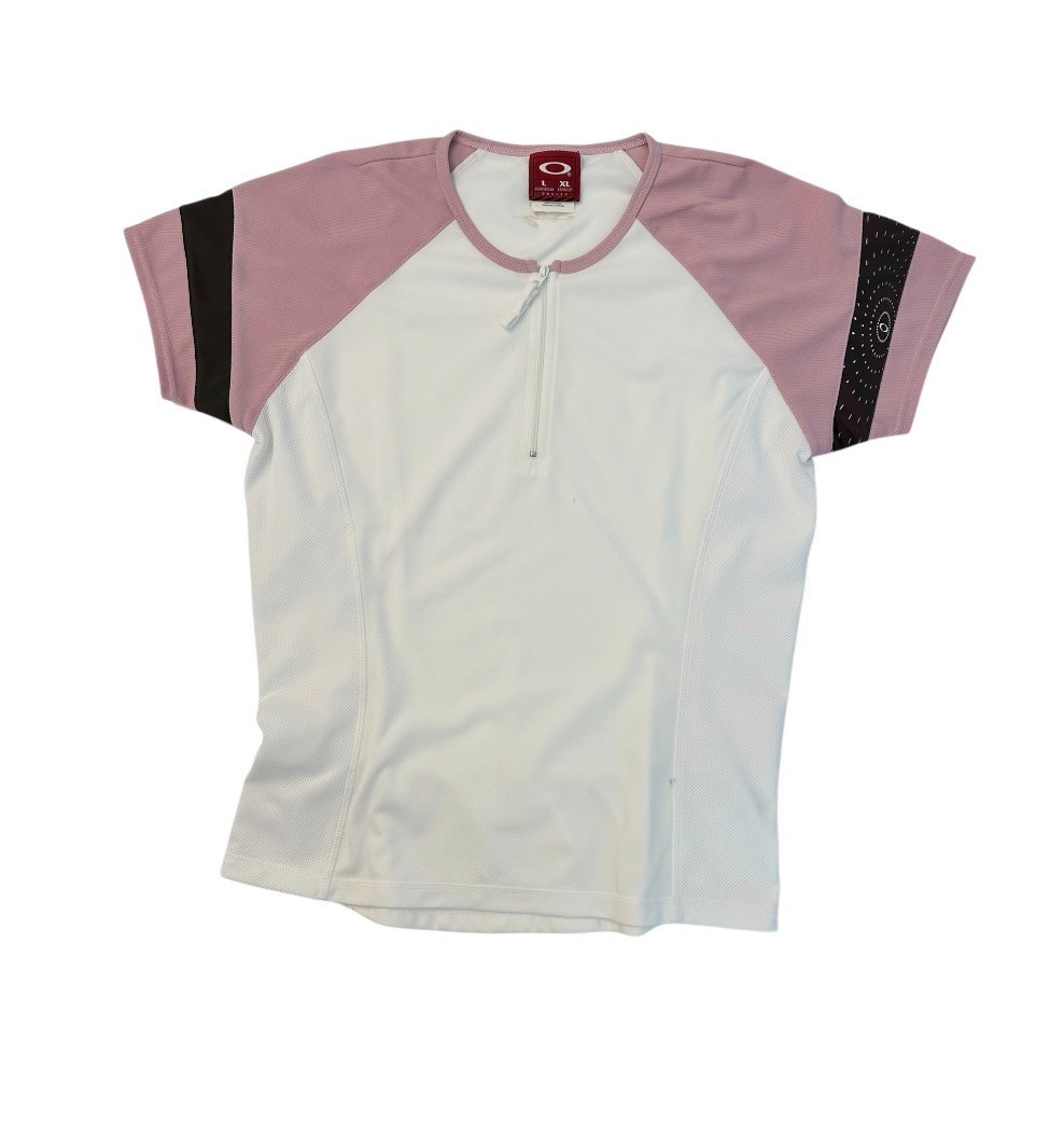 Vintage Oakley Womens Glow Cycling Jersey Size LARGE
