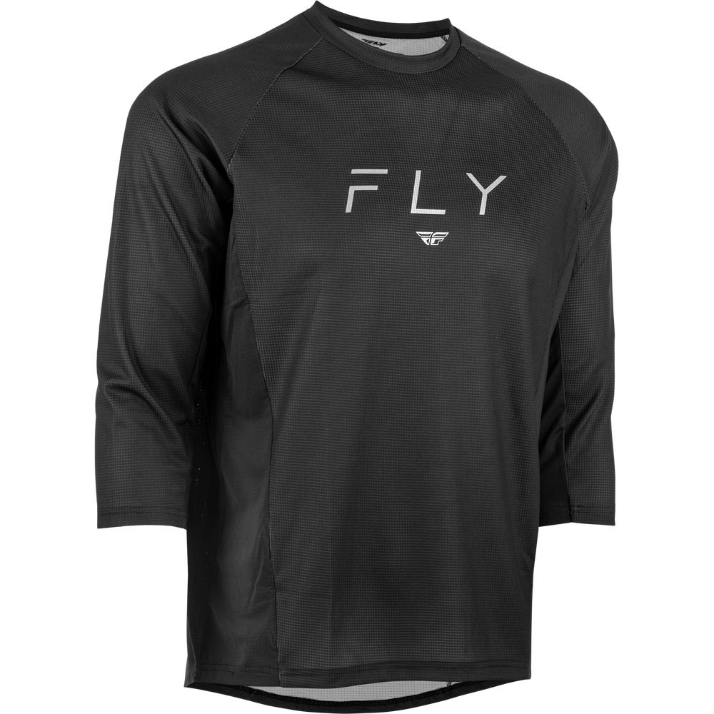 Fly Racing Ripa 3/4 Sleeve Jersey Large Black / Gray