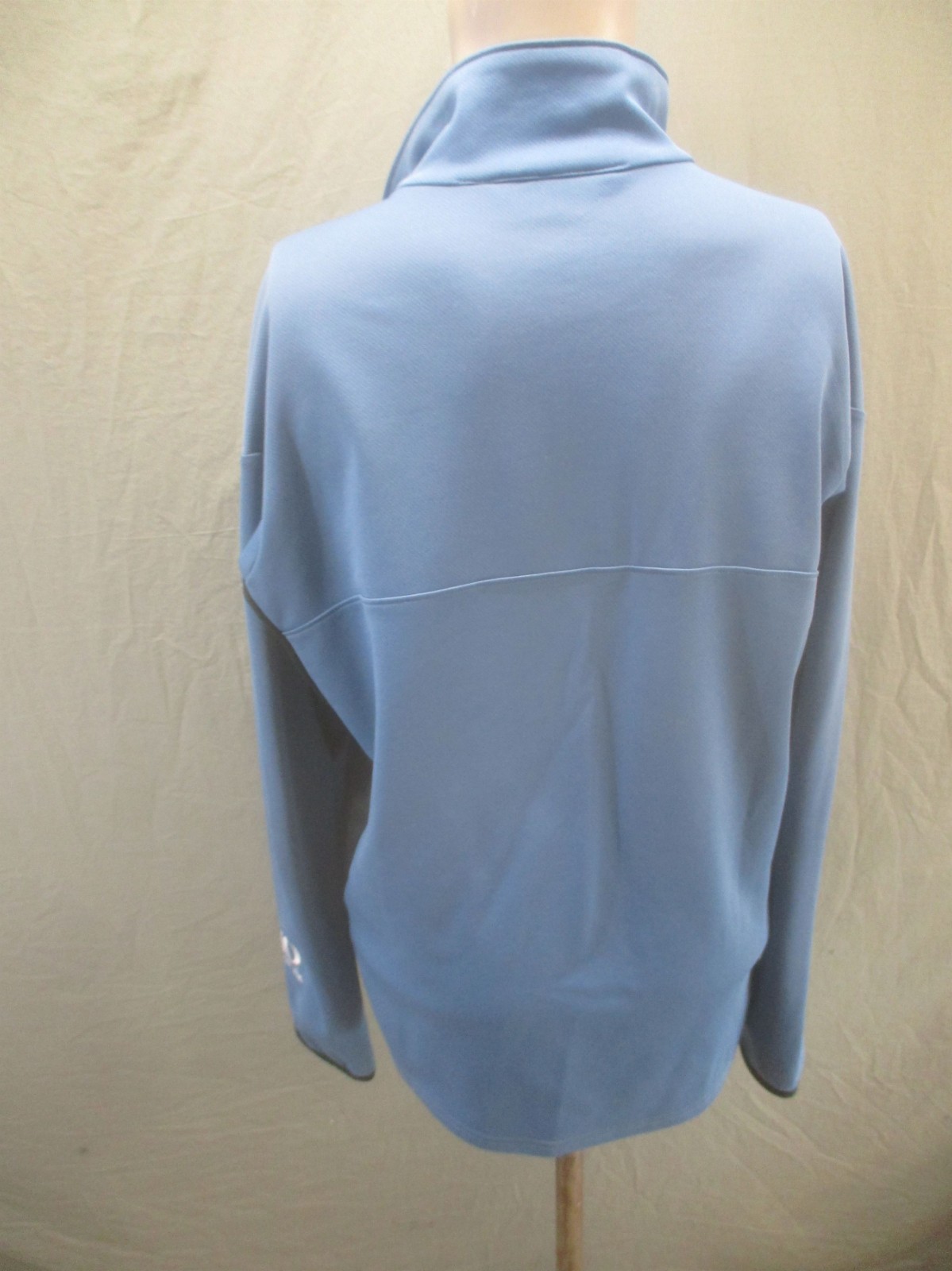 Pearl Izumi Size L Womens Blue Cycling 1/4 Zip Stretch Activewear Pull Over 257