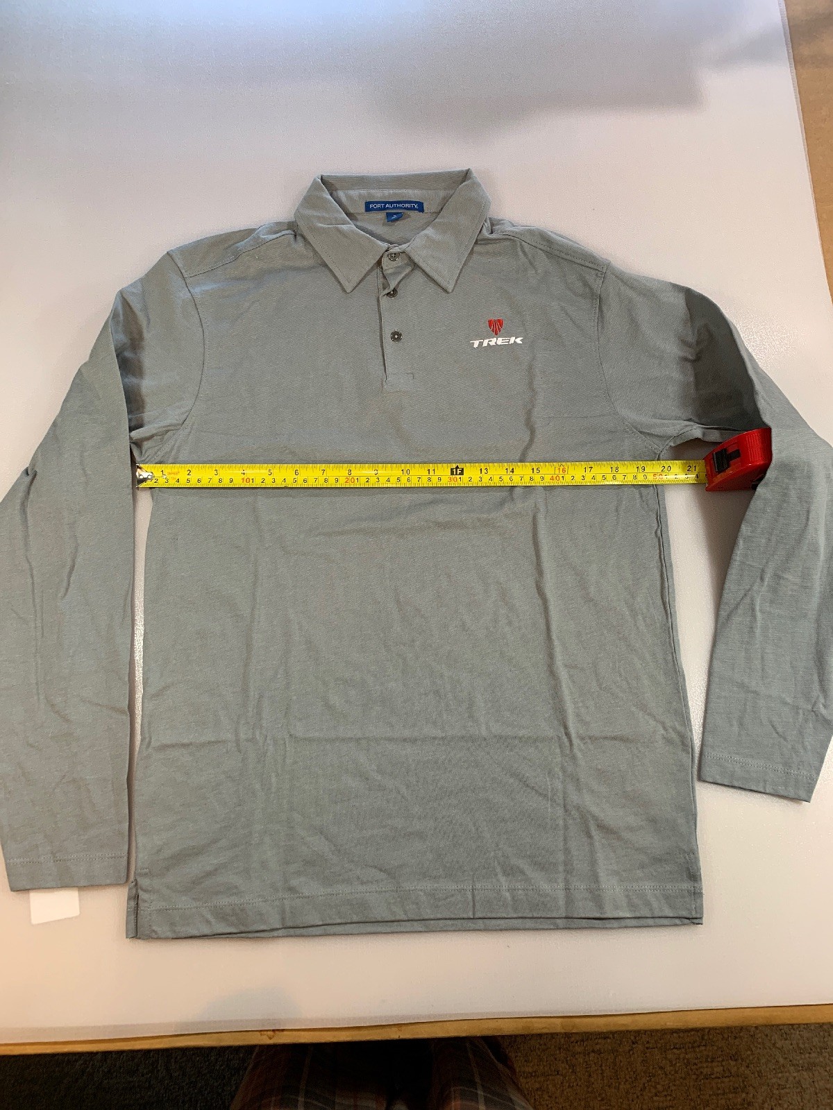Port Authority Trek Casual Long Sleeve Cycling Polo Small S (6425-2)