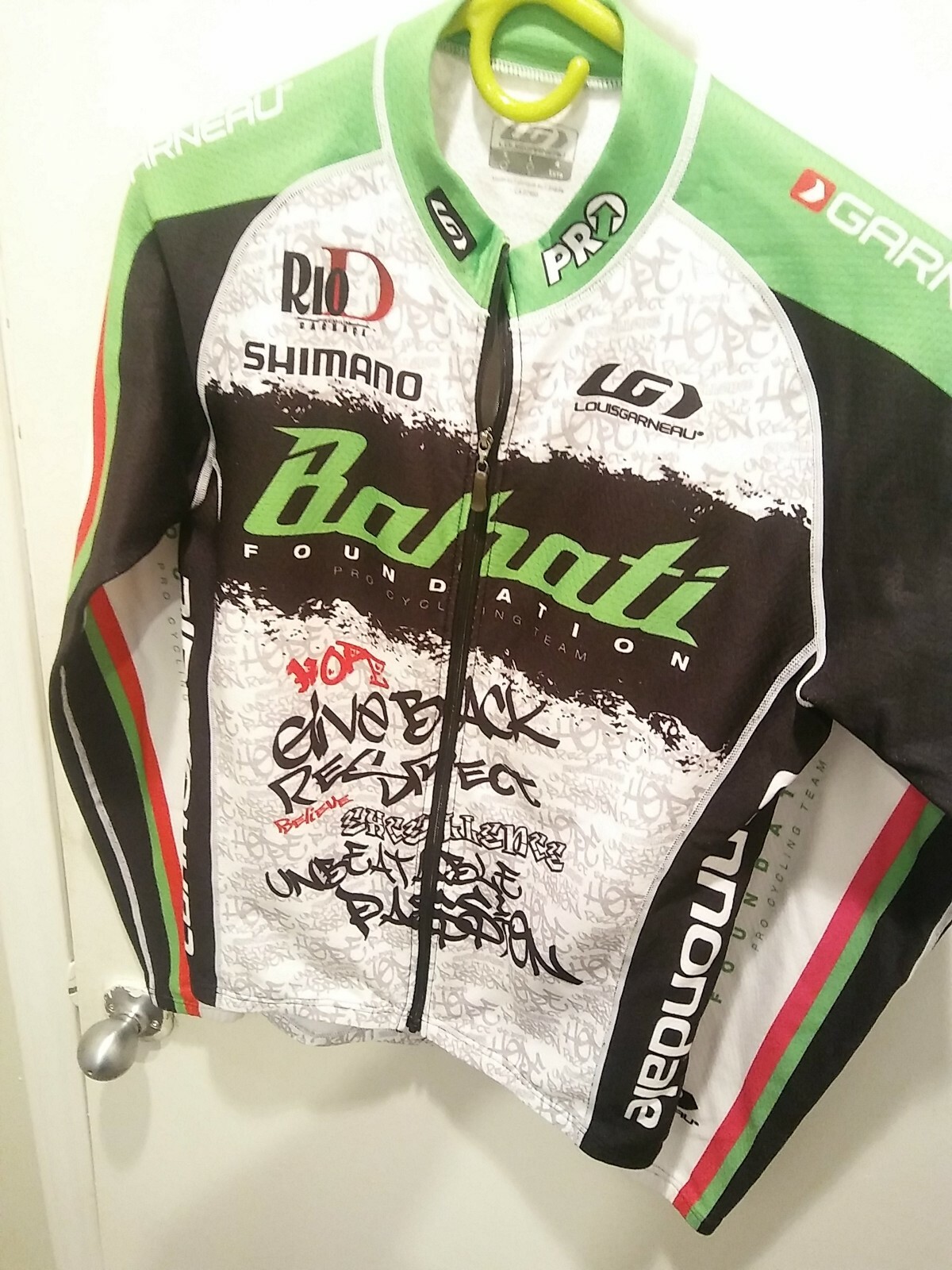 Louis Garneau Cycling Zip Sweatshirt Jacket Back Pockets Mens Small/Womens Large