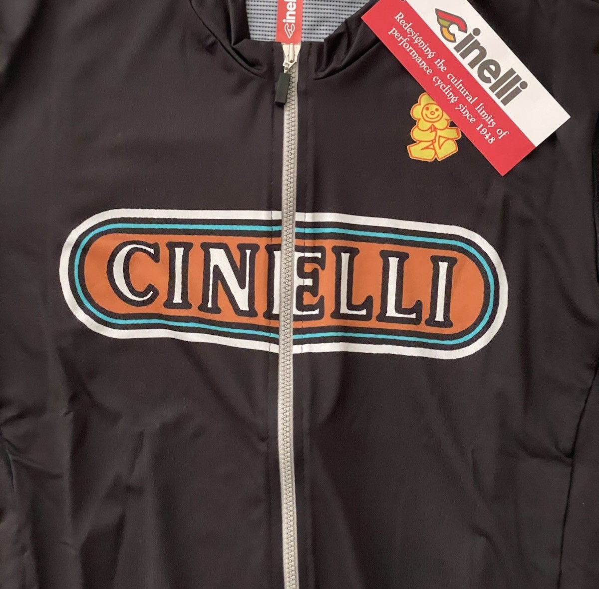 Cinelli Tempo Mesh Full Zip Cycling Jersey Size XL NEW Made in Italy
