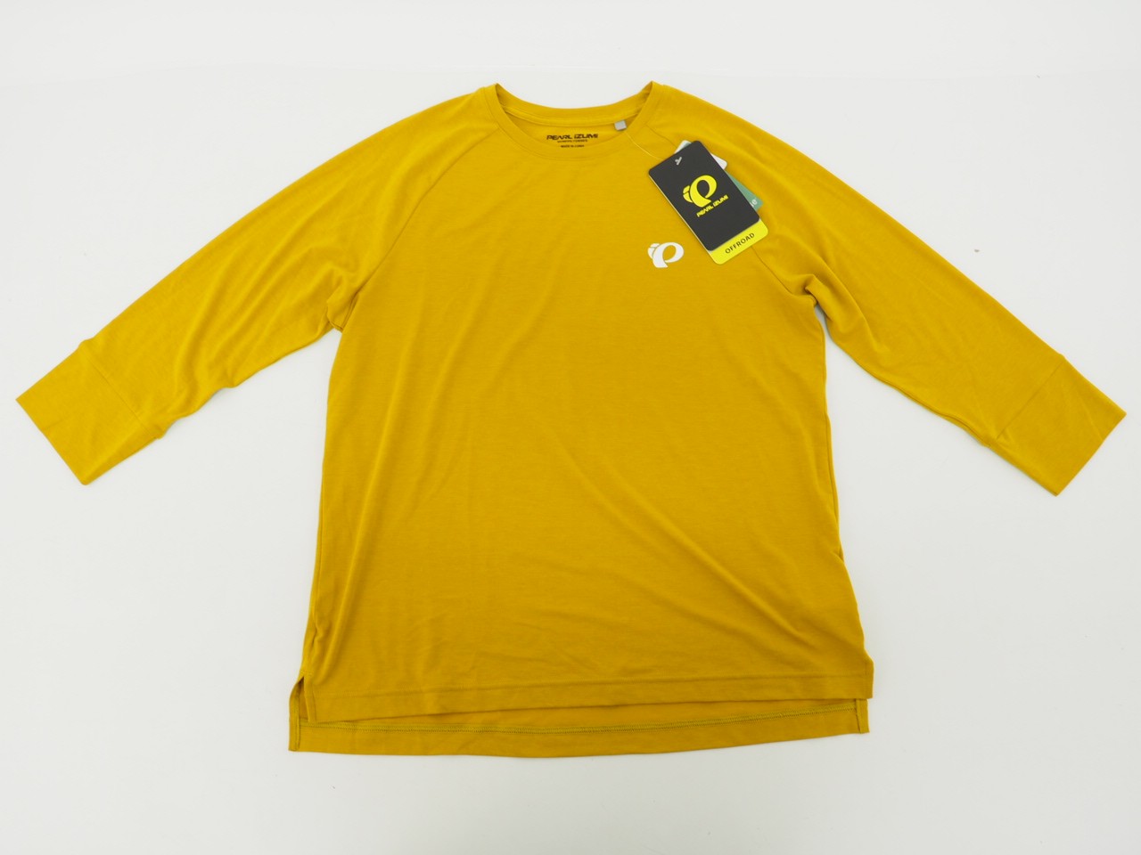 NEW! Pearl Izumi Canyon Merino 3/4 Mountain Bike Jersey Women’s Medium Gold