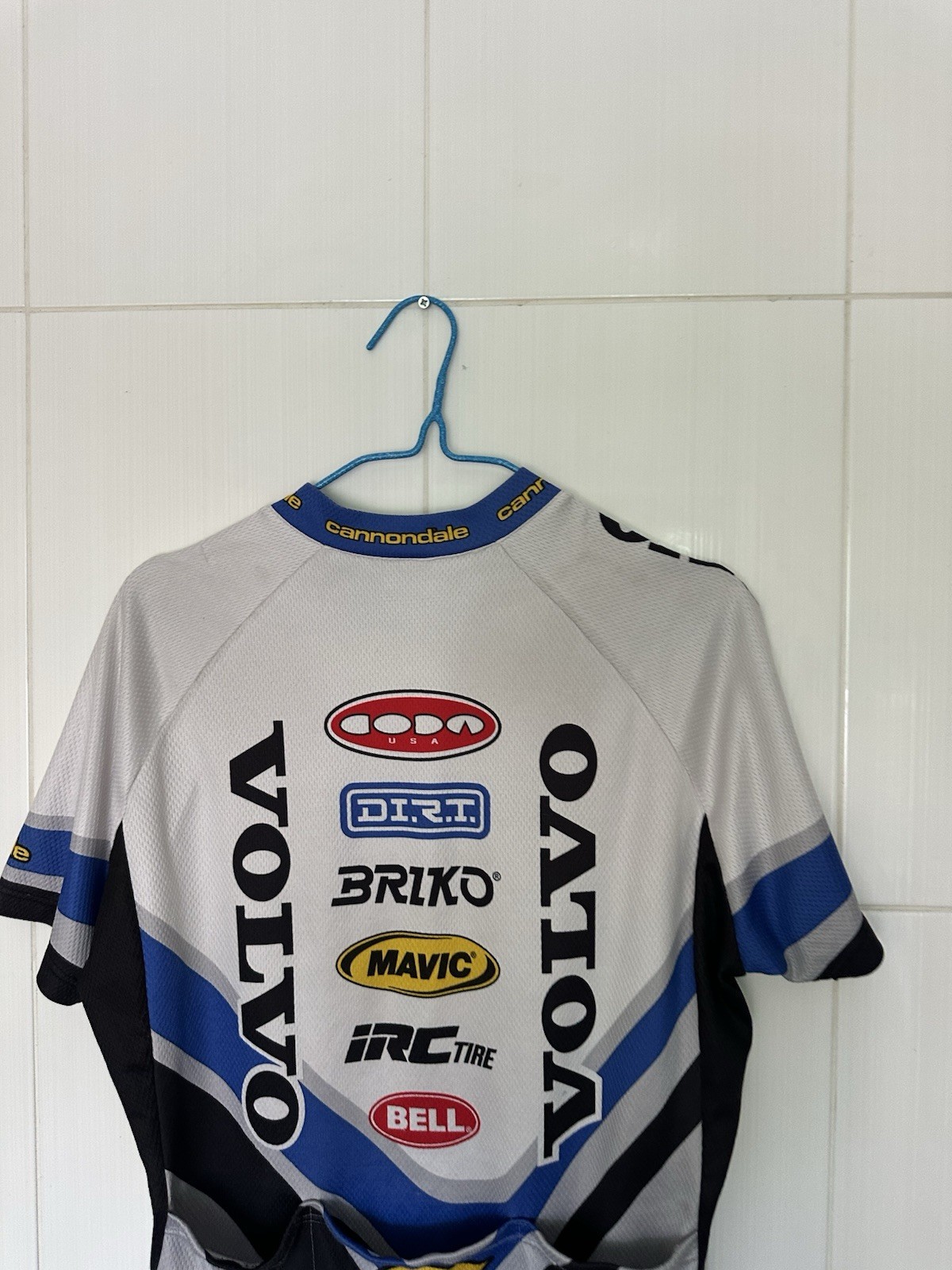 Vintage Cannondale Volvo Team 3/4 Zip Cycling Jersey Size L