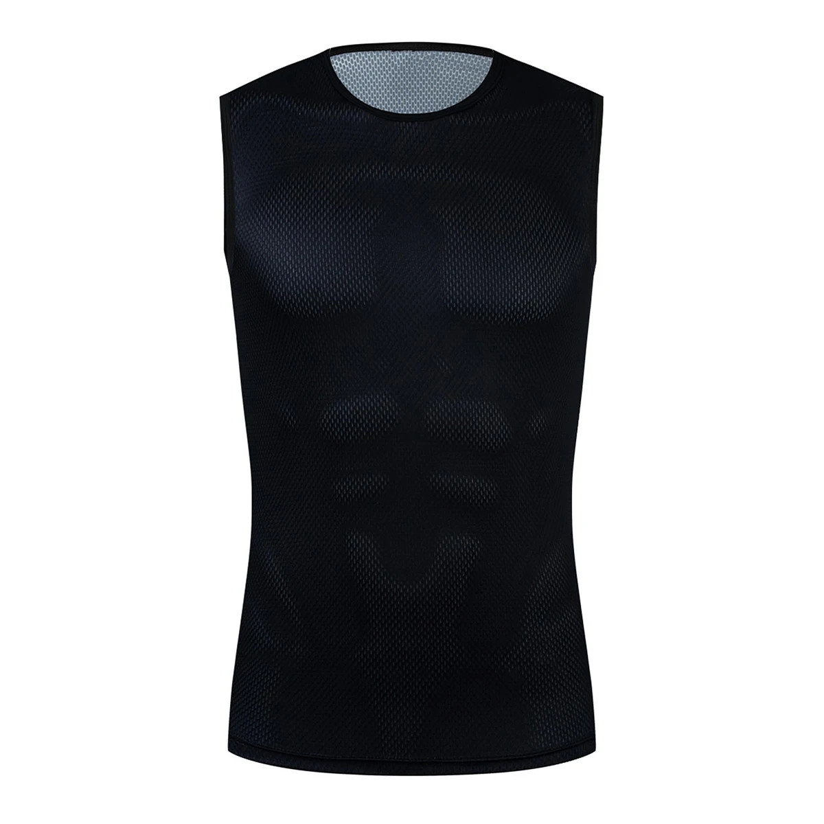 Reflective Cycling Base Layers White Cycling Undershirt Quick Dry Vest Sport Und