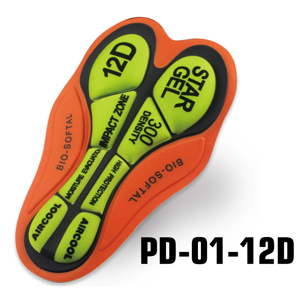 Cycling Pad Men&Women 5D,12D Cushion Gel Bike Pad Breathable Silicone&Foam Shock