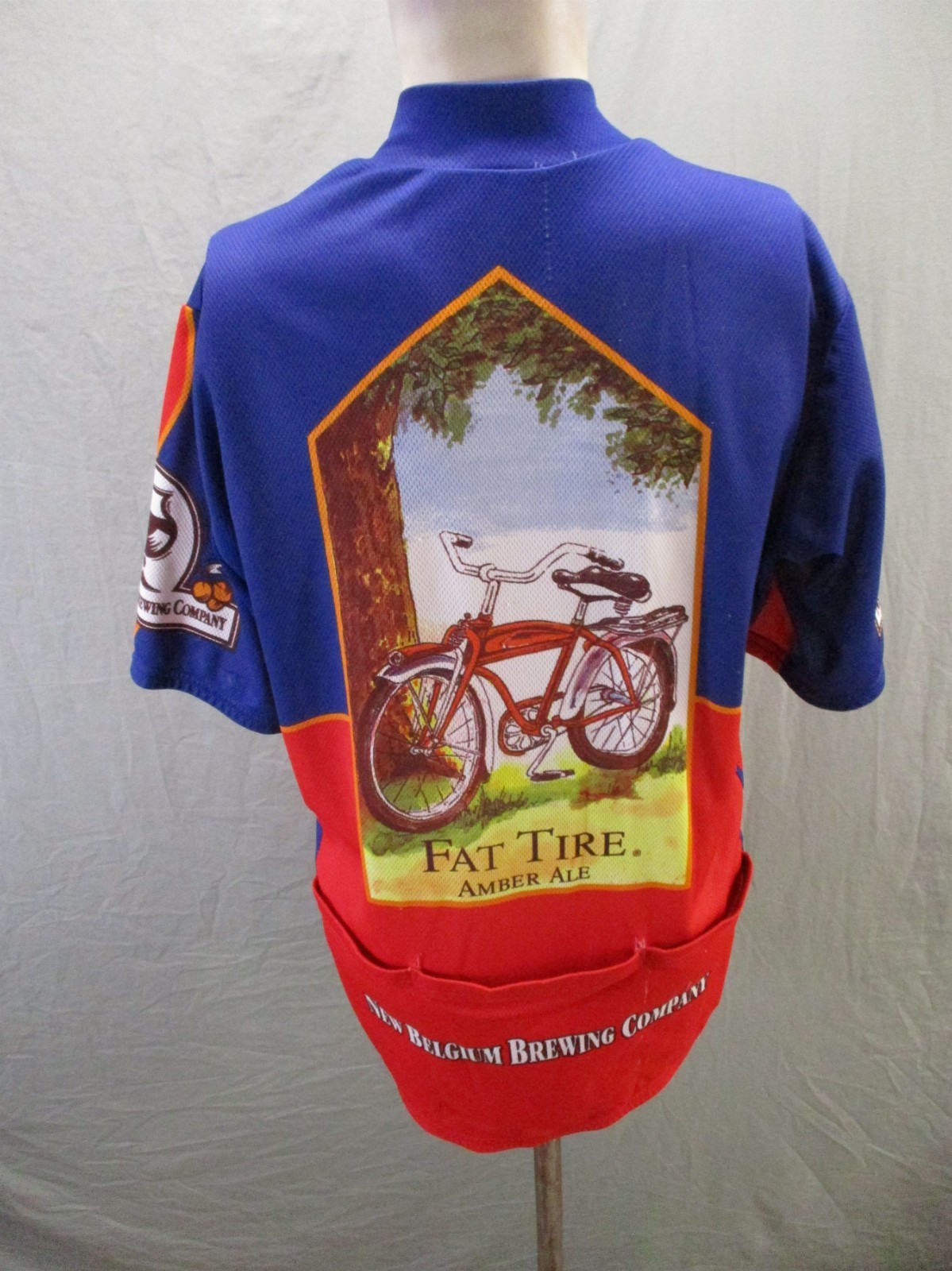 Pearl Izumi Size XL Mens Multicolor Cycling Compression Short Sleeve Zip Top 027
