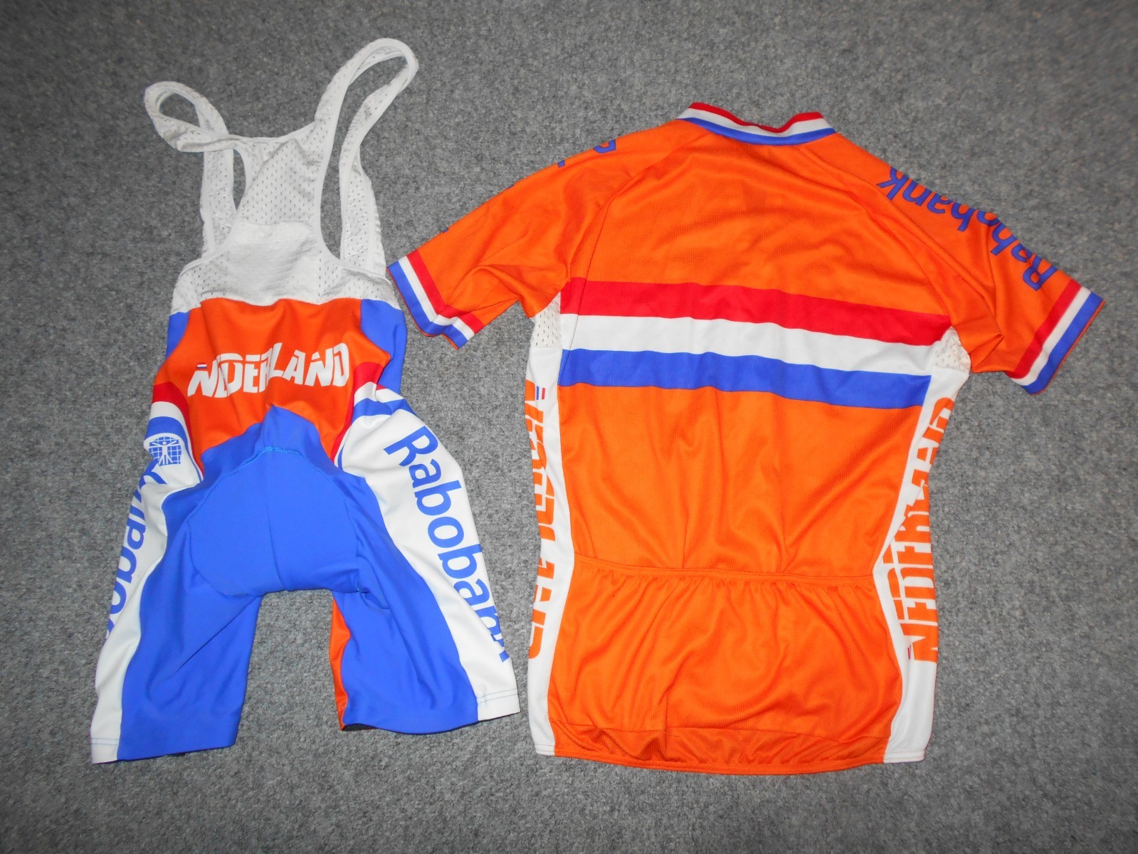 BID RACER NEDERLAND KNIVU MENS MEDIUM CYCLING JERSEY & UNITARD SET B1
