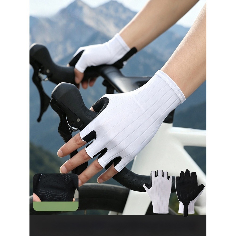 Cycling Gloves for Men Women Half Finger with Anti Slip Palm Summer Use
