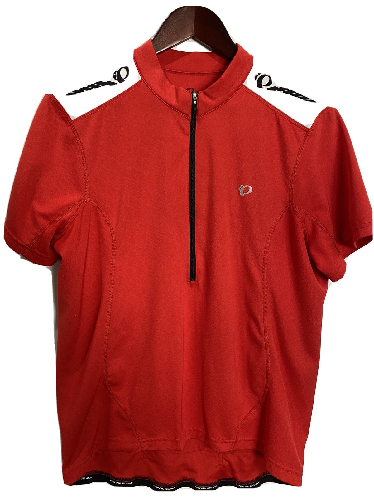 Pearl Izumi Cycling Shirt 1/2 Zip Size Large ( Pit.21 In. Length 24in.)