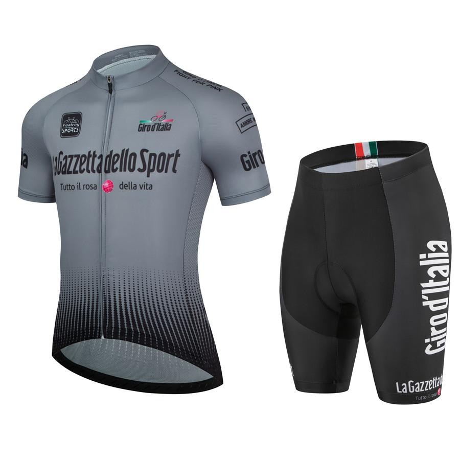 Tour Of Italy Cycling Jersey Set Summer Road Bike MTB Short Sleeve Sport Wear