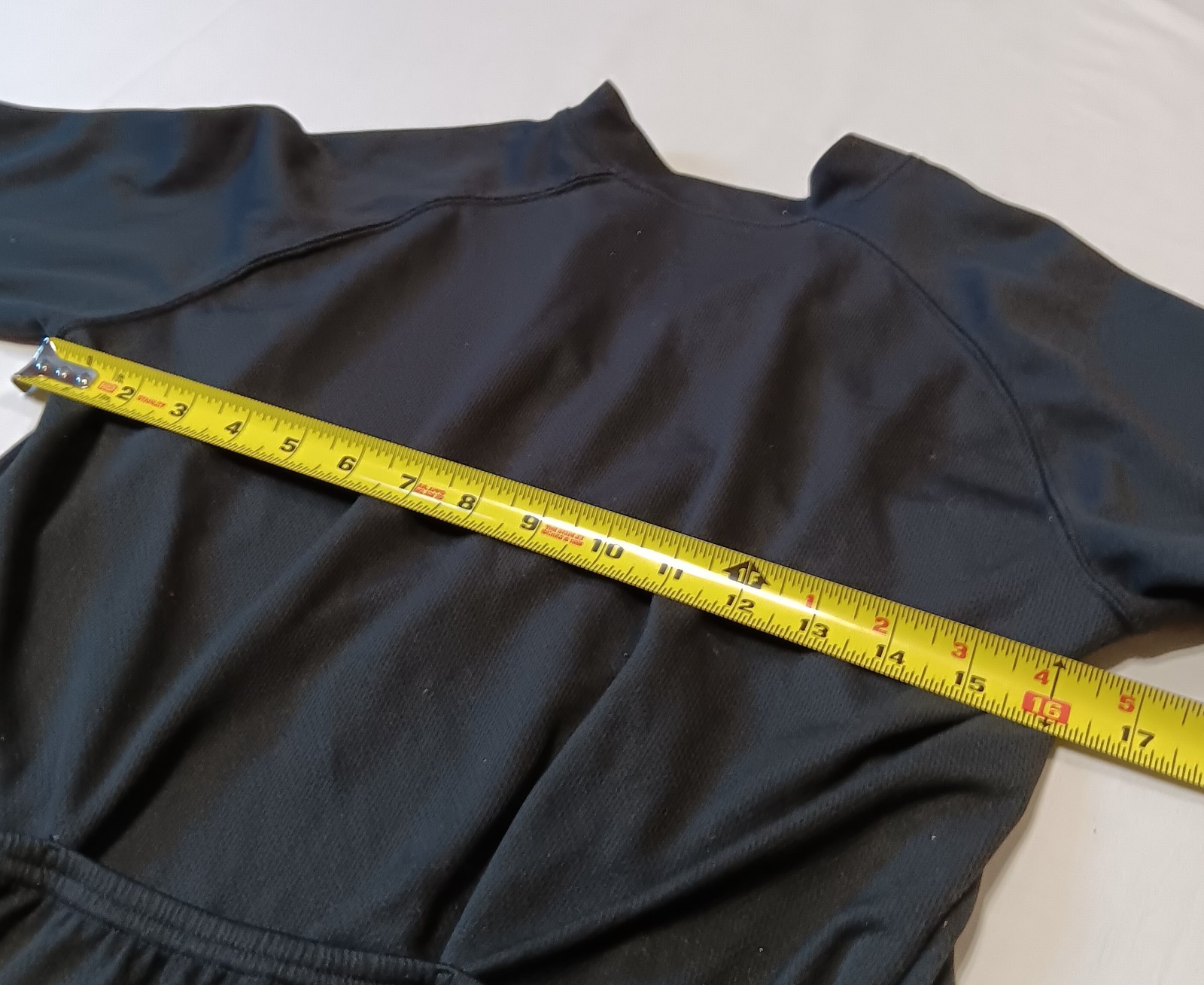 Cannondale Shirt Mens Medium Black Polyester Quarter Zip Short Sleeve Cycling
