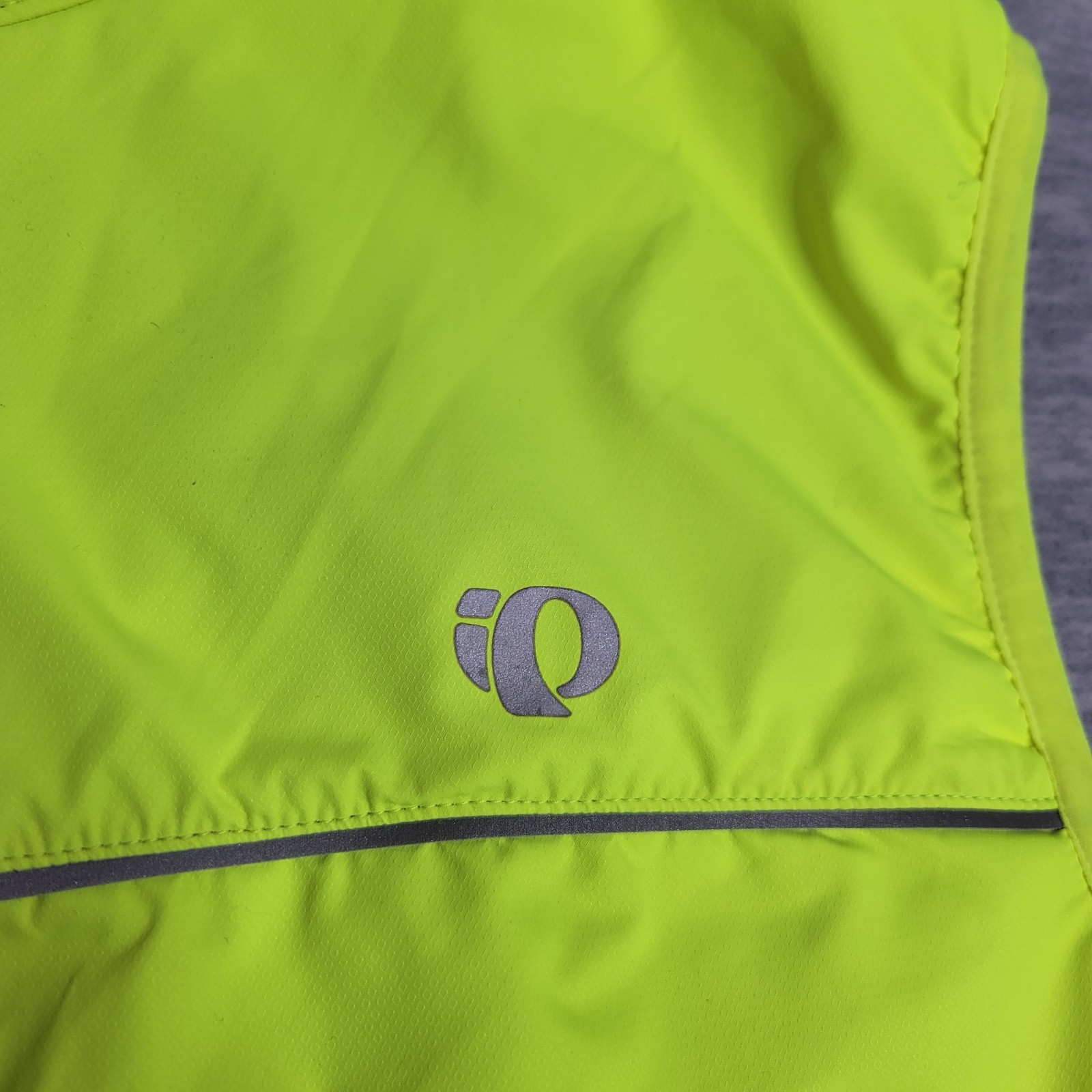 Pearl Izumi Thermal Cycling Jersey Mens Medium Vest Fleece Elite Neon Yellow