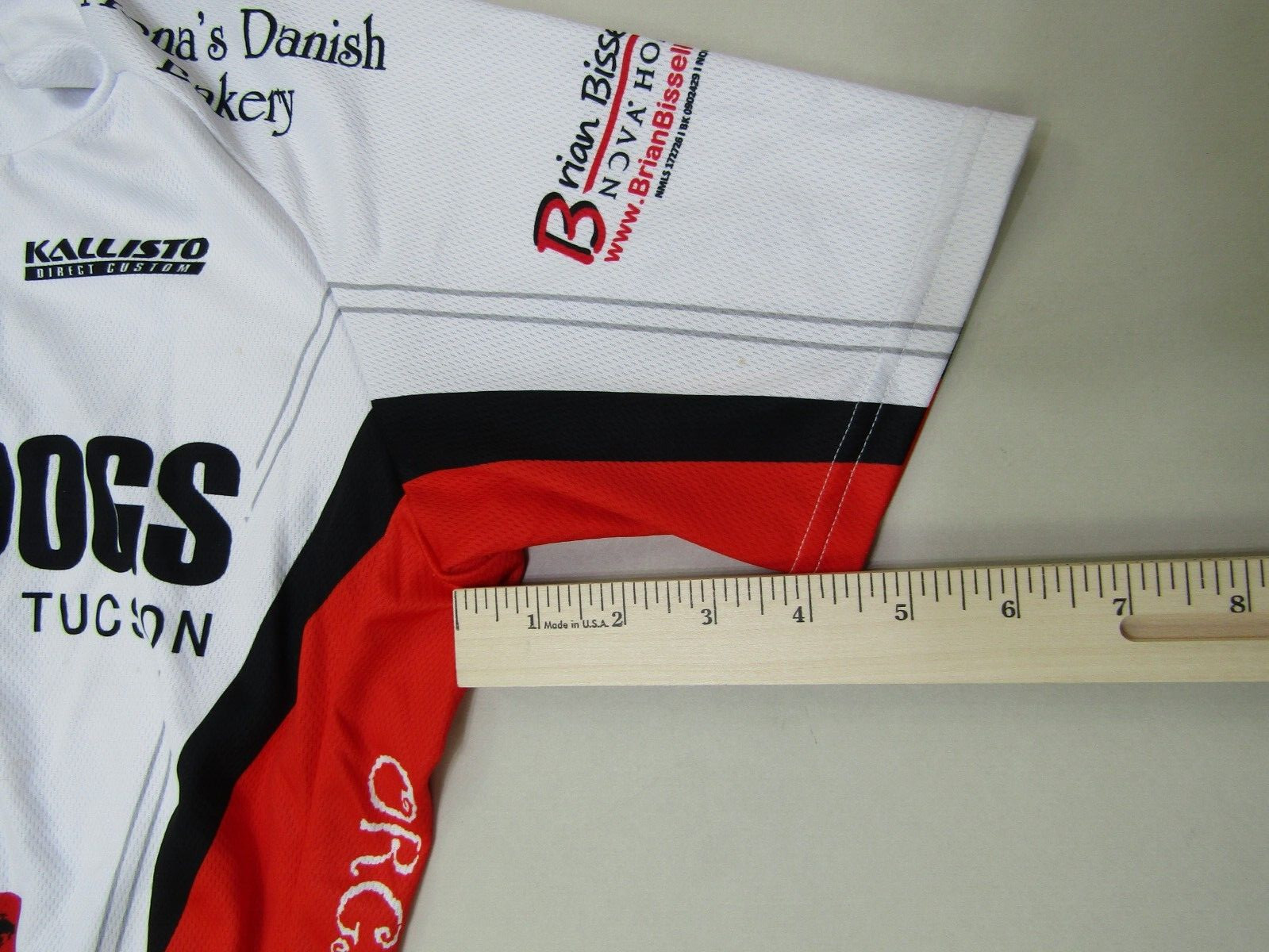 Kallisto Cycling Jersey Adult Small Bicycle Racing Full Zipper Dogs of Tucson