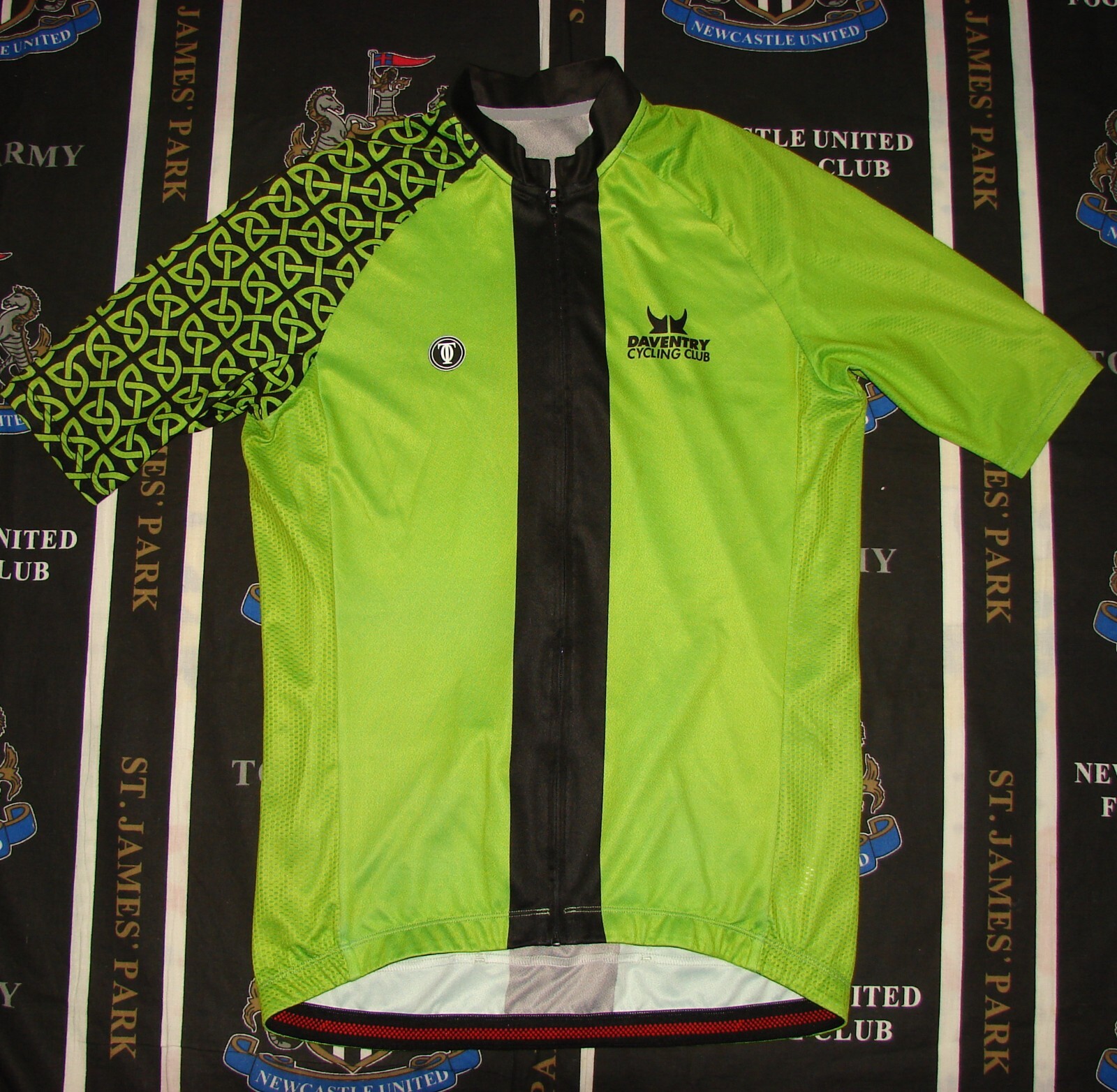 Daventry 2018 Cycle Cycling Club Bike Bicycle Jersey Shirt Full Zip