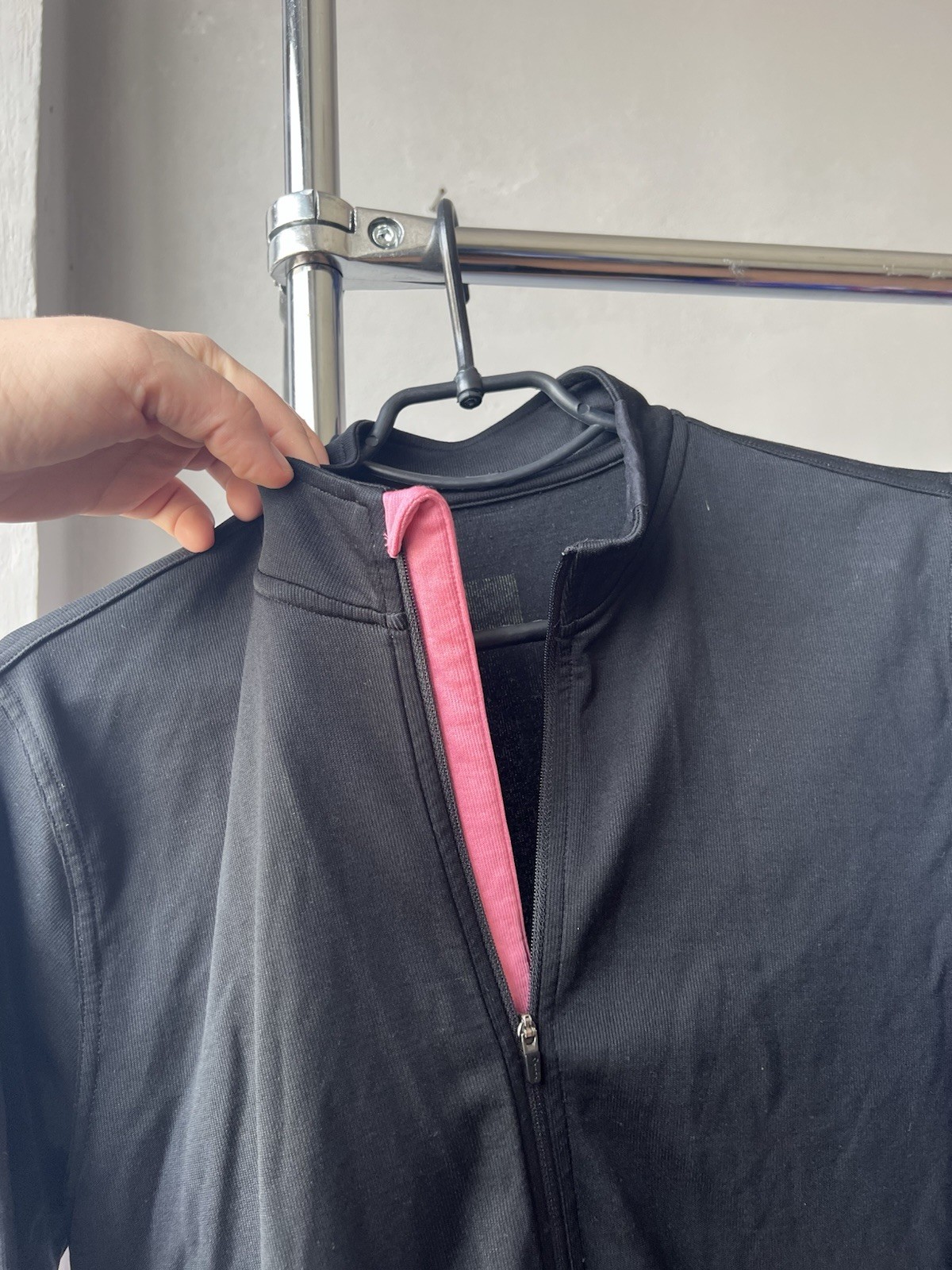 RAPHA MENS MERINO WOOL CYCLING BIKE CLASSIC II JERSEY SHIRT ZIP BLACK SIZE L