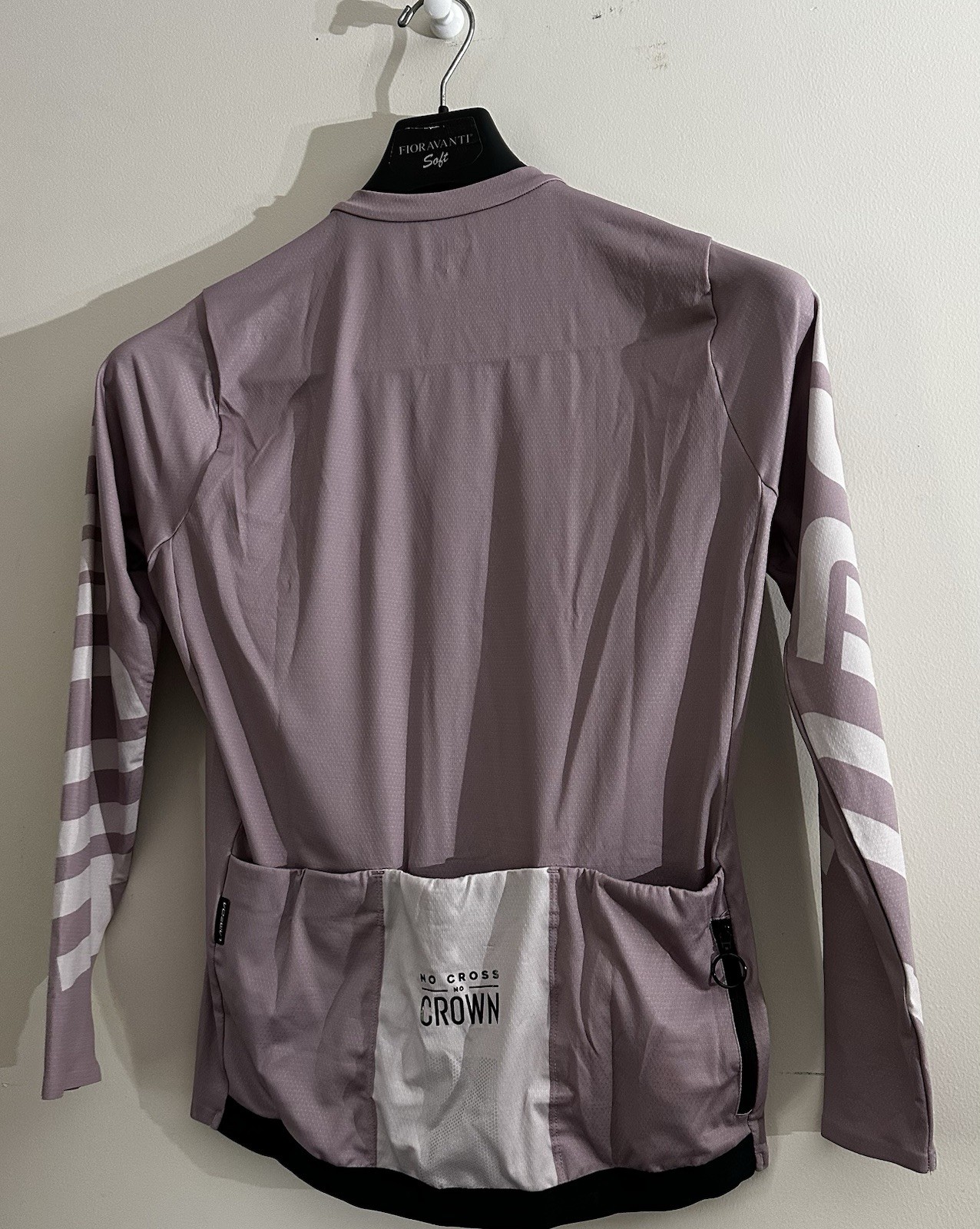 LAMEDA Cycling Jersey Women Long Sleeve, Breathable Bike Jersey with Pockets, XL