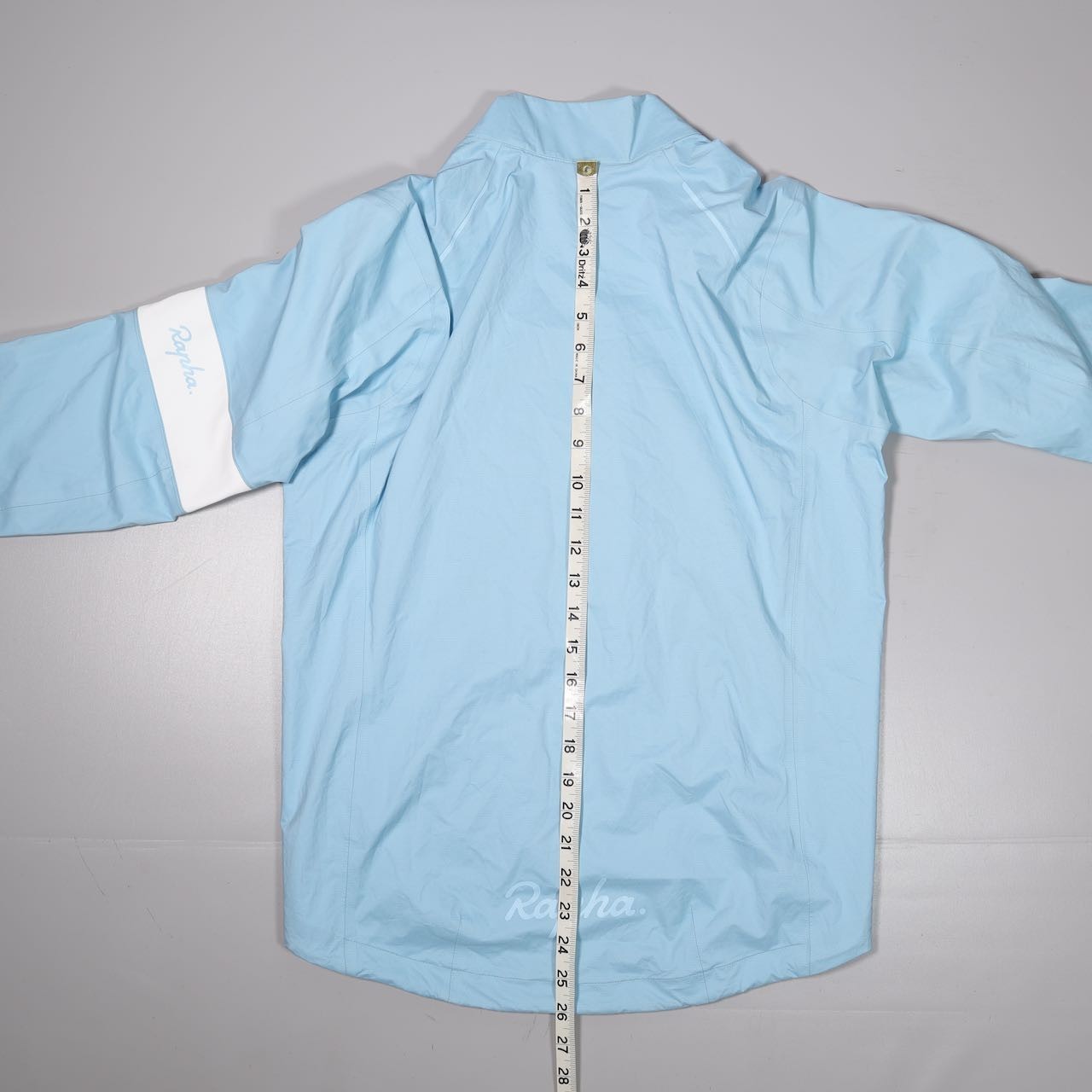 Rapha Core Cycling Rain Jacket Blue 100% Nylon Full Zip Women’s size Small
