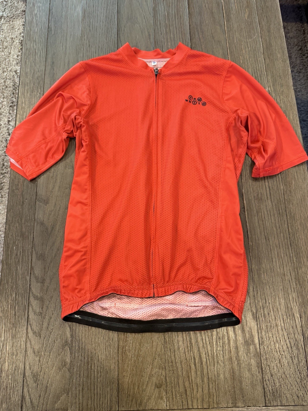 Mens Aero Cycling Jersey Red Large