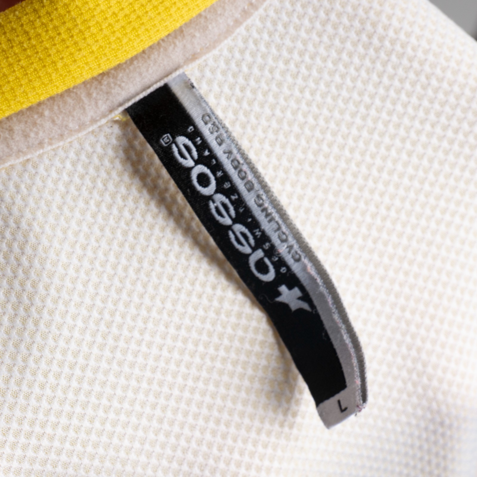 Assos Mens Switzerland S.Uno Cycling Full-Zip Jersey – Yellow, Size M/L