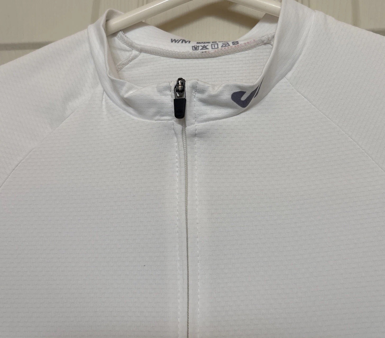 Wulibike Womens M Cycling Jersey Breathable Short Sleeve White Bike Top Pockets