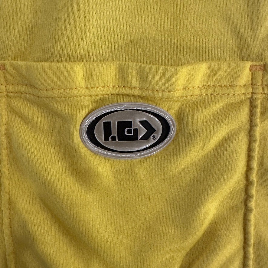 Louis Garneau Yellow & Black Checkered NYC “TAXI CAB” Cycling Jersey-Size Small